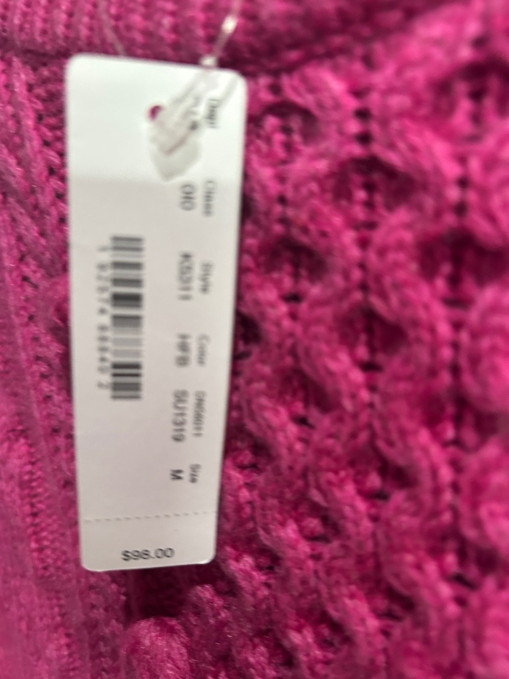J. Crew Pink Cable Knit Crewneck Sweater - Picture 4 of 6